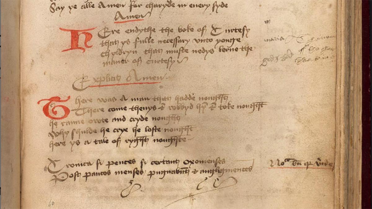 500 Yıl Önce Çocuklara Nezaket Dersleri Verilen Görgü Kitabı