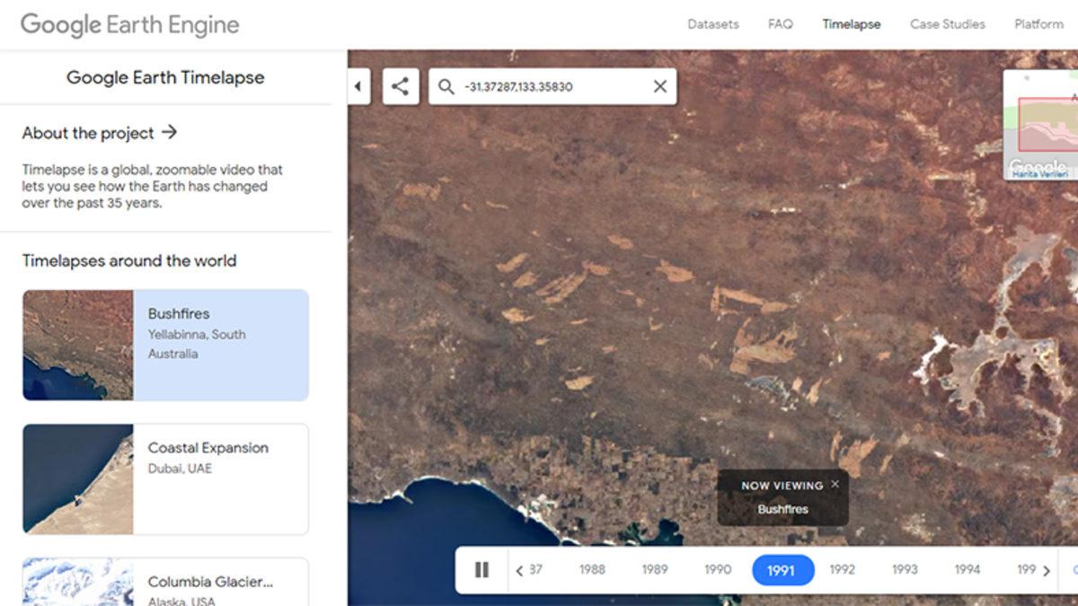 Google Earth’ün Timelapse Modu, Mobilde Kullanılabilir Hale Geldi