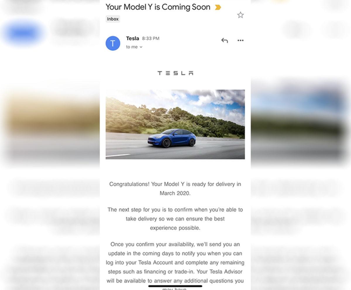Tesla, Geciken Model Y Teslimatları İçin E-Posta Göndermeye Başladı