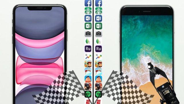 iPhone 11 Pro Max’in iPhone 6s’ten Ne Kadar Hızlı Olduğunu Gösteren Hız Testi (Video)
