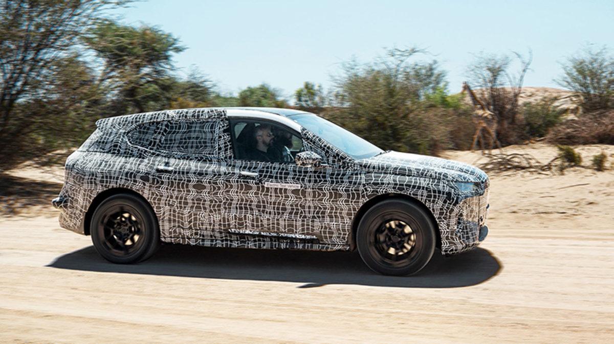 BMW, Elektrikli Aracı iNext’in Sıcak Ortam Testlerinden Fotoğraflar Paylaştı