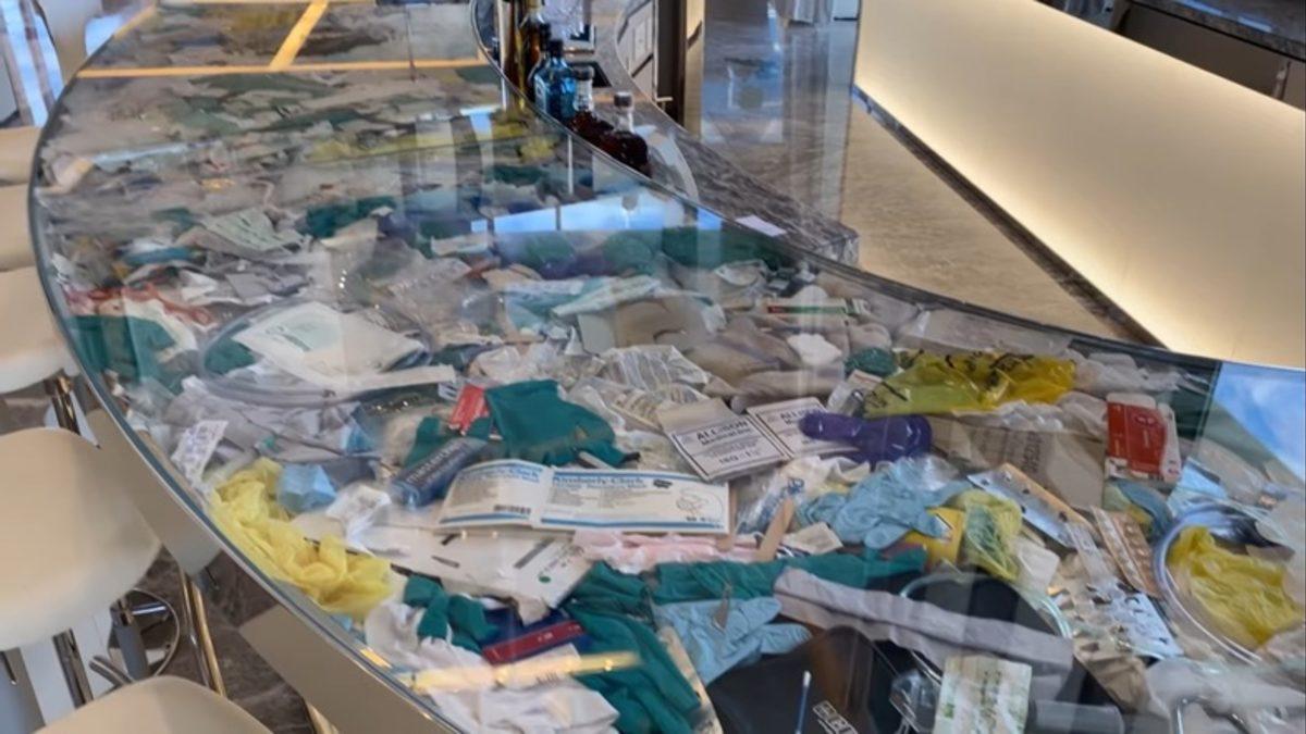 Dünyanın En Pahalı Otel Odasının Tıbbi Atıklardan Yapılmış Barı