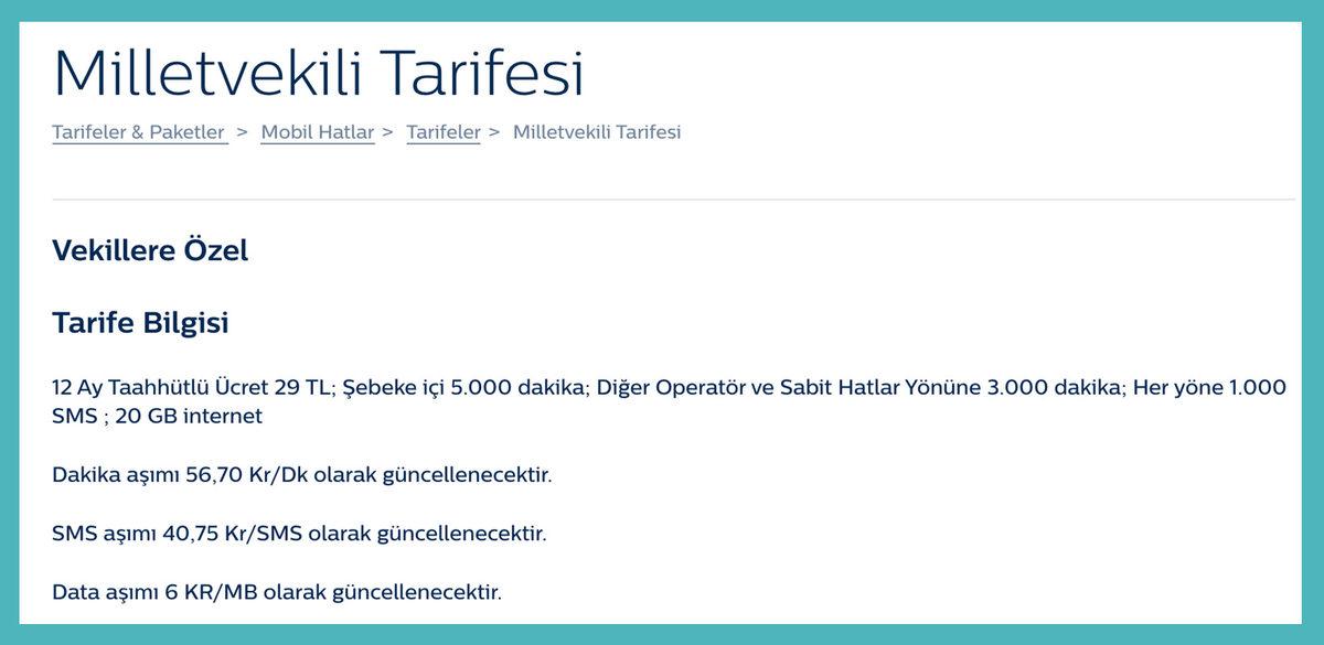 Türk Telekom’un 29 TL’lik Milletvekili Tarifesine Vatandaşlar Ne Kadar Ödüyor?