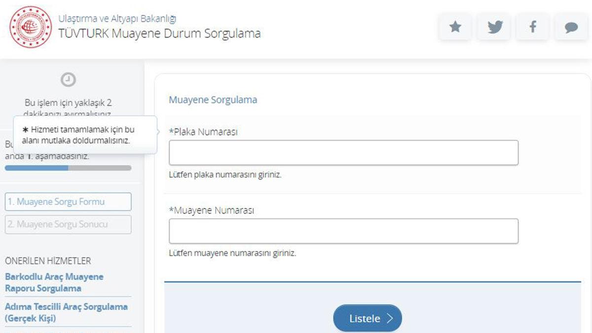 Araç Muayene Sorgulama İşlemi Nasıl Yapılır?