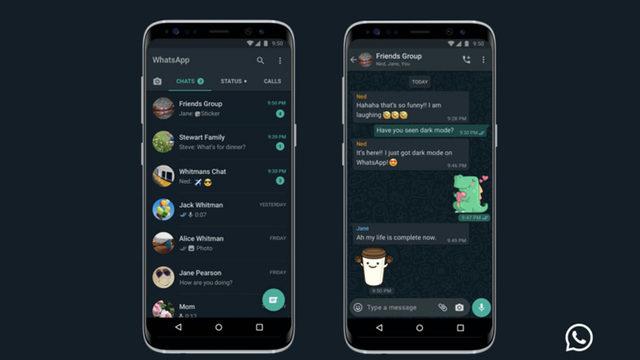 WhatsApp İçin Karanlık Mod Yayınlandı (iOS, Android)