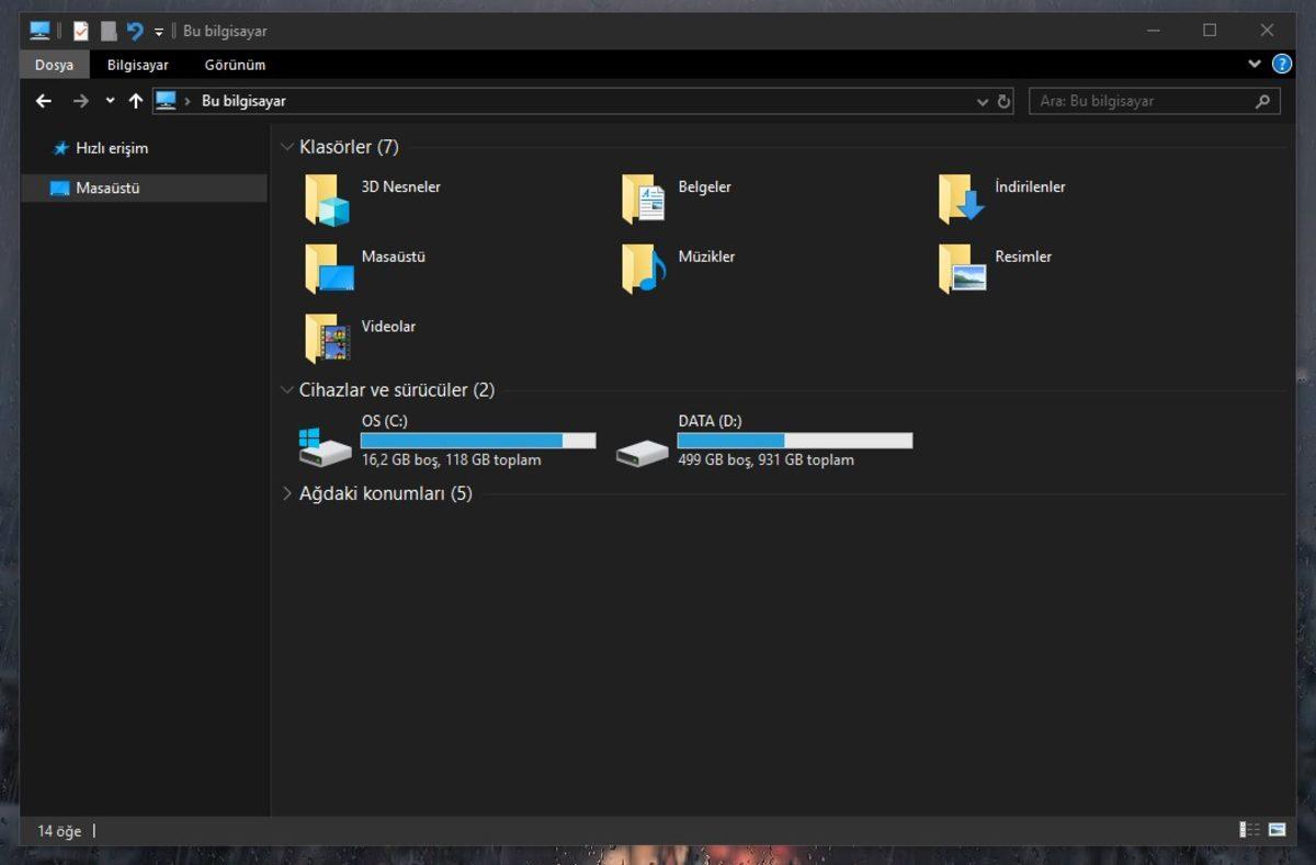 Windows 10’daki Karanlık Mod Nasıl Aktif Edilir?