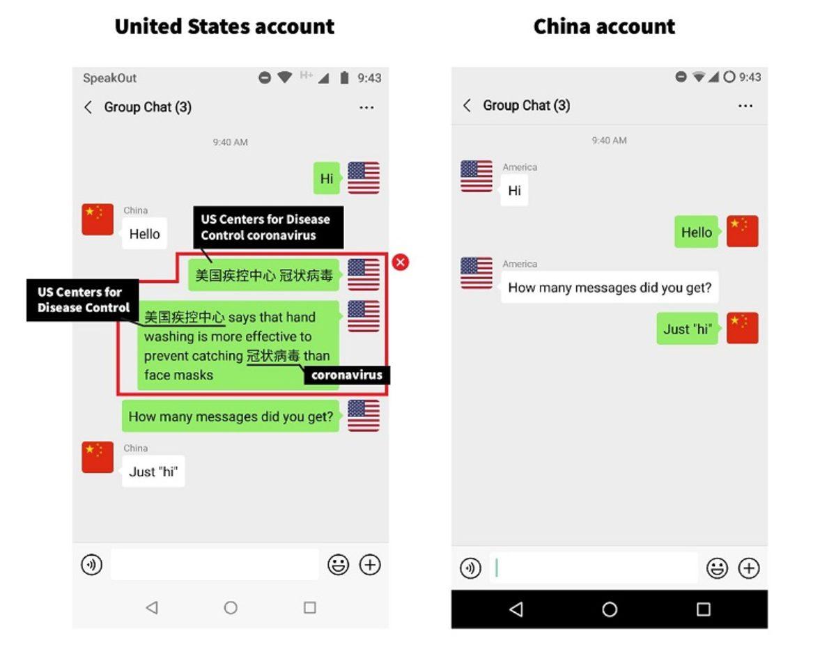 Bir Araştırmaya Göre WeChat, Corona Virüsü İle İlgili Mesajları Sansürlüyor