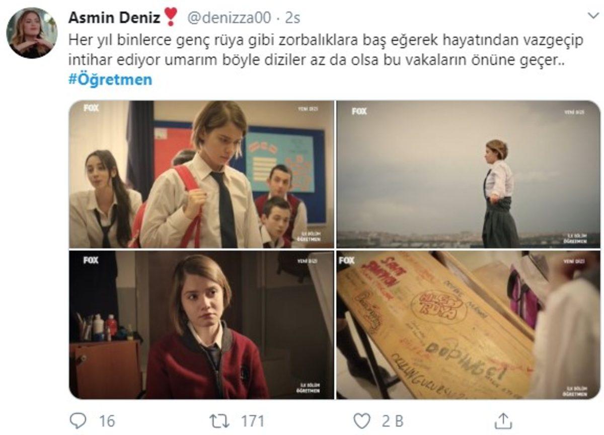 İlk Bölümüyle Büyük Beğeni Toplayan Öğretmen Dizisine Sosyal Medyadan Gelen İlk Tepkiler