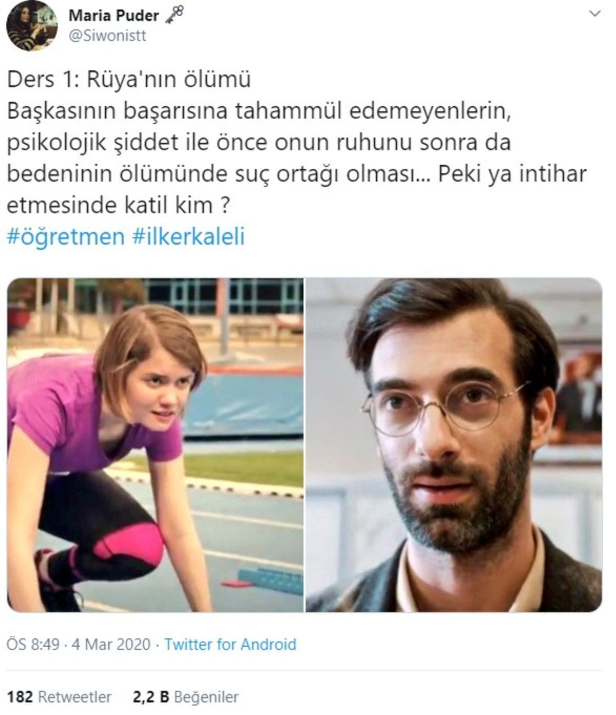 İlk Bölümüyle Büyük Beğeni Toplayan Öğretmen Dizisine Sosyal Medyadan Gelen İlk Tepkiler