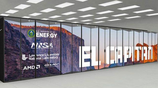 AMD, Dünyanın 2 Exafloptan Daha Kuvvetli İlk Süper Bilgisayarı El Capitan’a Katılacak