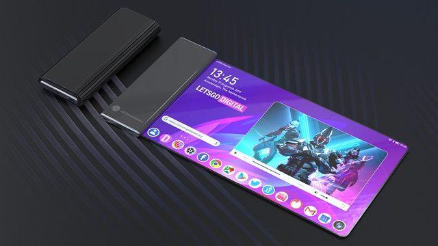 LG’nin Yuvarlanabilir Ekranlı Bir Telefon Üzerinde Çalıştığını Gösteren Patent
