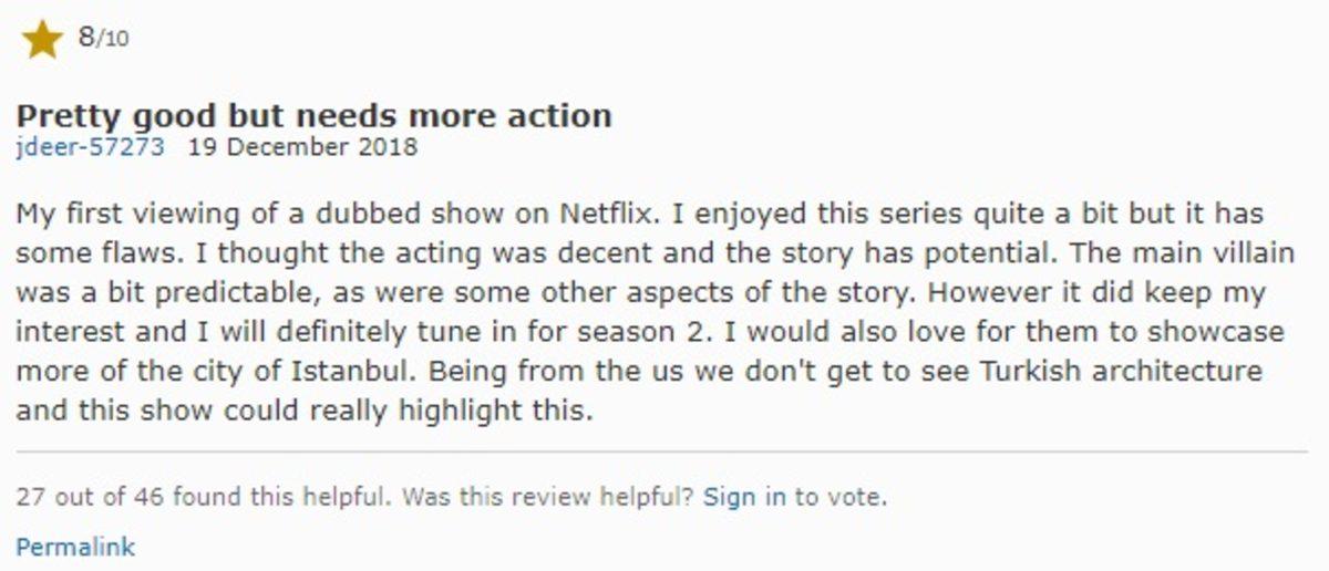 Netflix Dizisi Hakan: Muhafız’ın Güncel IMDb Puanı