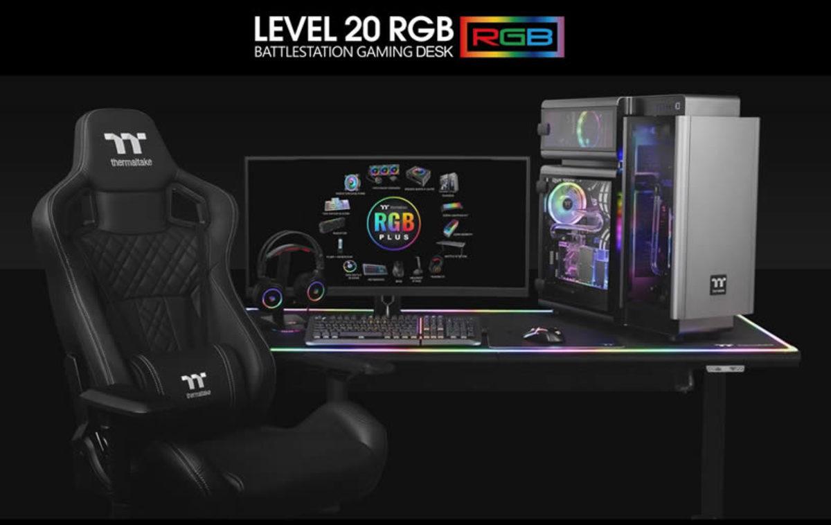 Thermaltake, Devasa Bir Mousepad Diyebileceğimiz Oyuncu Masasını Tanıttı