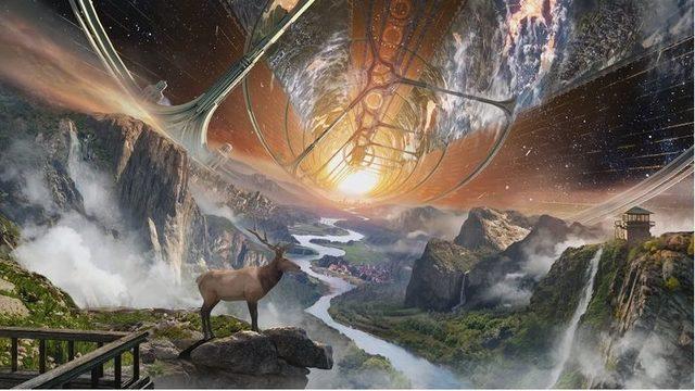 Jeff Bezos, Gelecekte Uzayda Oturacağımız Evlerin Fotoğrafını Paylaştı