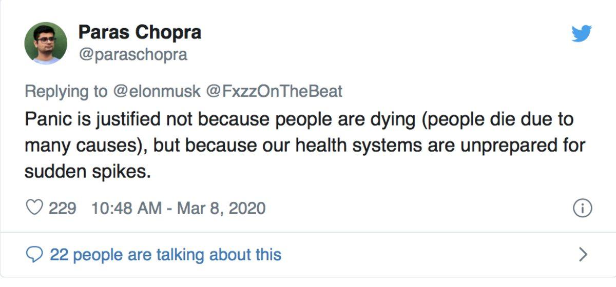 Corona Virüsü Paniğini Ağır Eleştiren Elon Musk’a Sosyal Medyadan Gelen Tepkiler