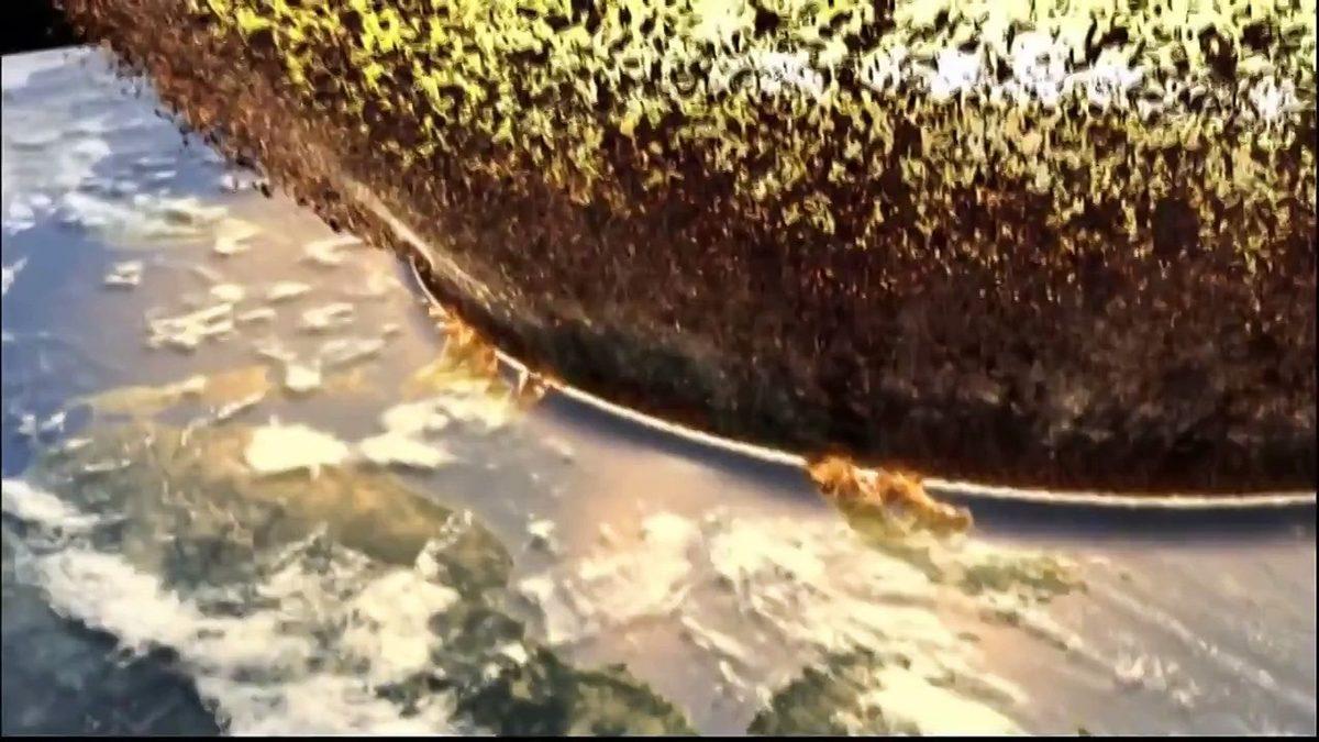 Dünya’ya 500 Kilometre Çapında Bir Göktaşı Çarparsa Ne Olacağını Gösteren Video