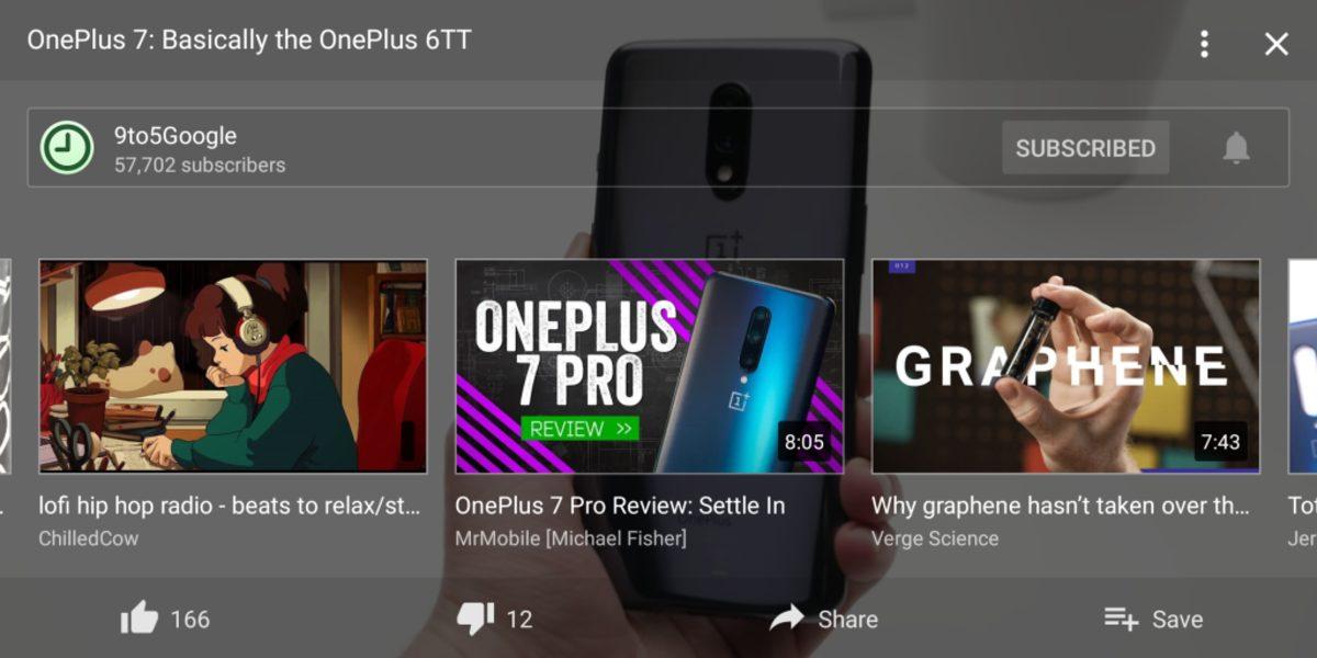 YouTube’un Tam Ekran Kullanıcı Arayüzüne ’Beğenme’ ve ’Paylaşma’ Gibi Yeni Eylemler Eklendi