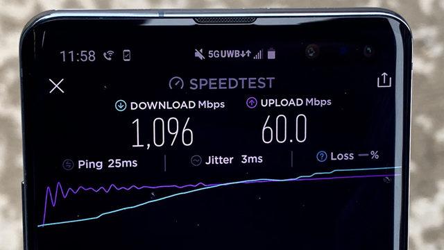 Verizon’un 5G İnternet ile İndirme Testlerinde Uçtuğunu Gösteren Video