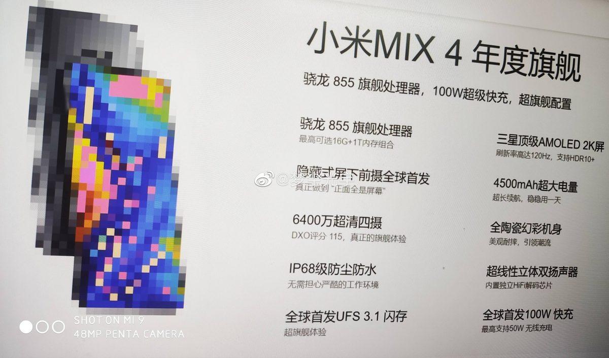 Xiaomi Mi Mix 4’ün ’GTA 5 Kaldırır mı?’ Dedirten Özellikleri Ortaya Çıktı