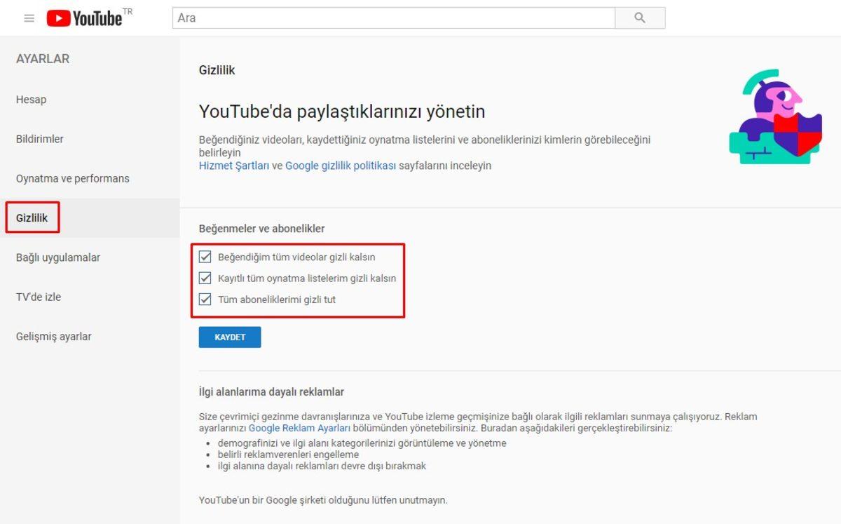 YouTube Gizliliğinizi Artırmak İçin 3 Kullanışlı Tüyo