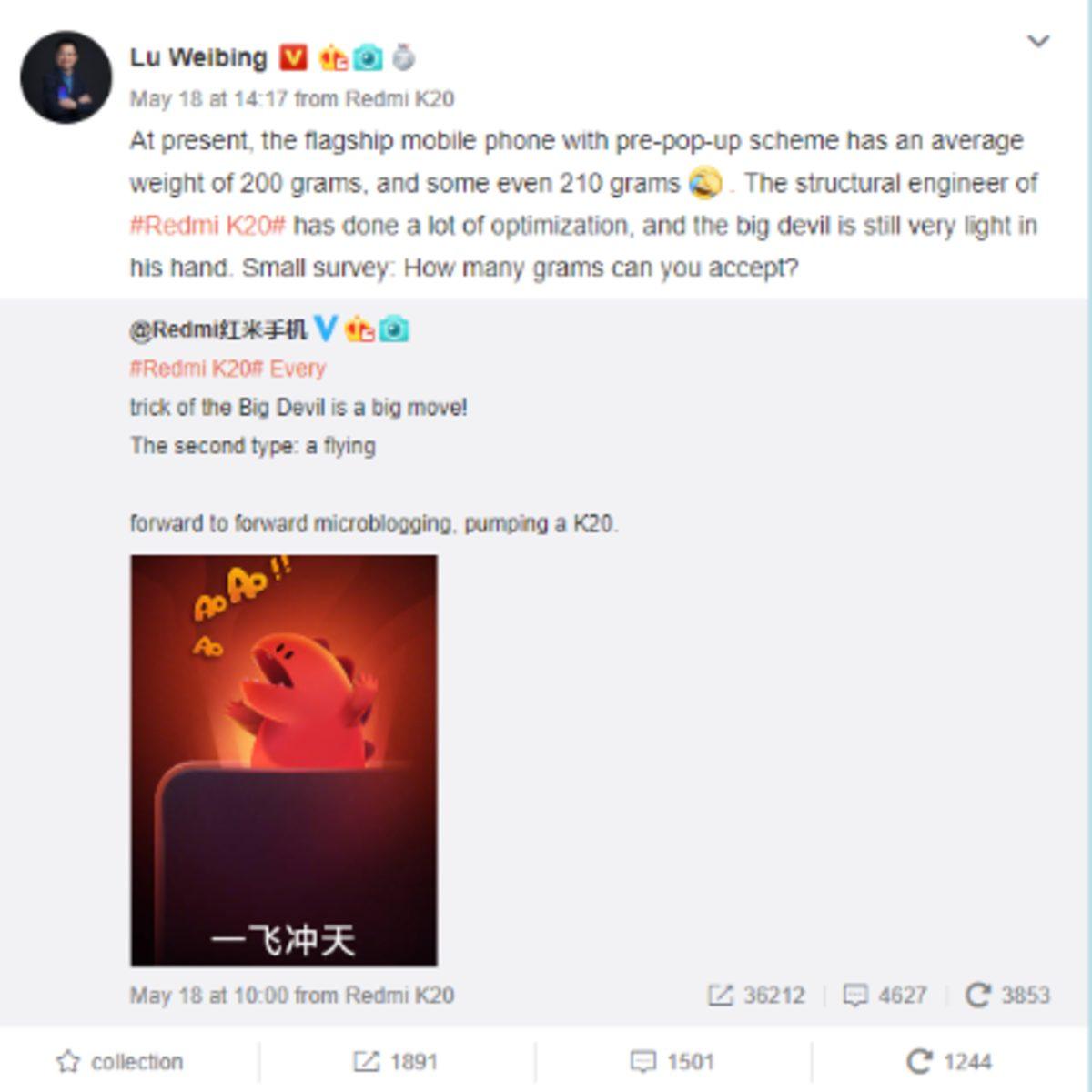 Redmi K20’nin Kızaklı Kamerası Onaylandı