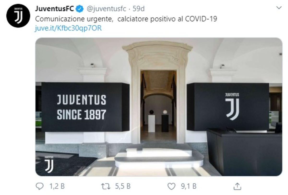 Juventus’lu Futbolcuda Corona Virüsü Tespit Edildi