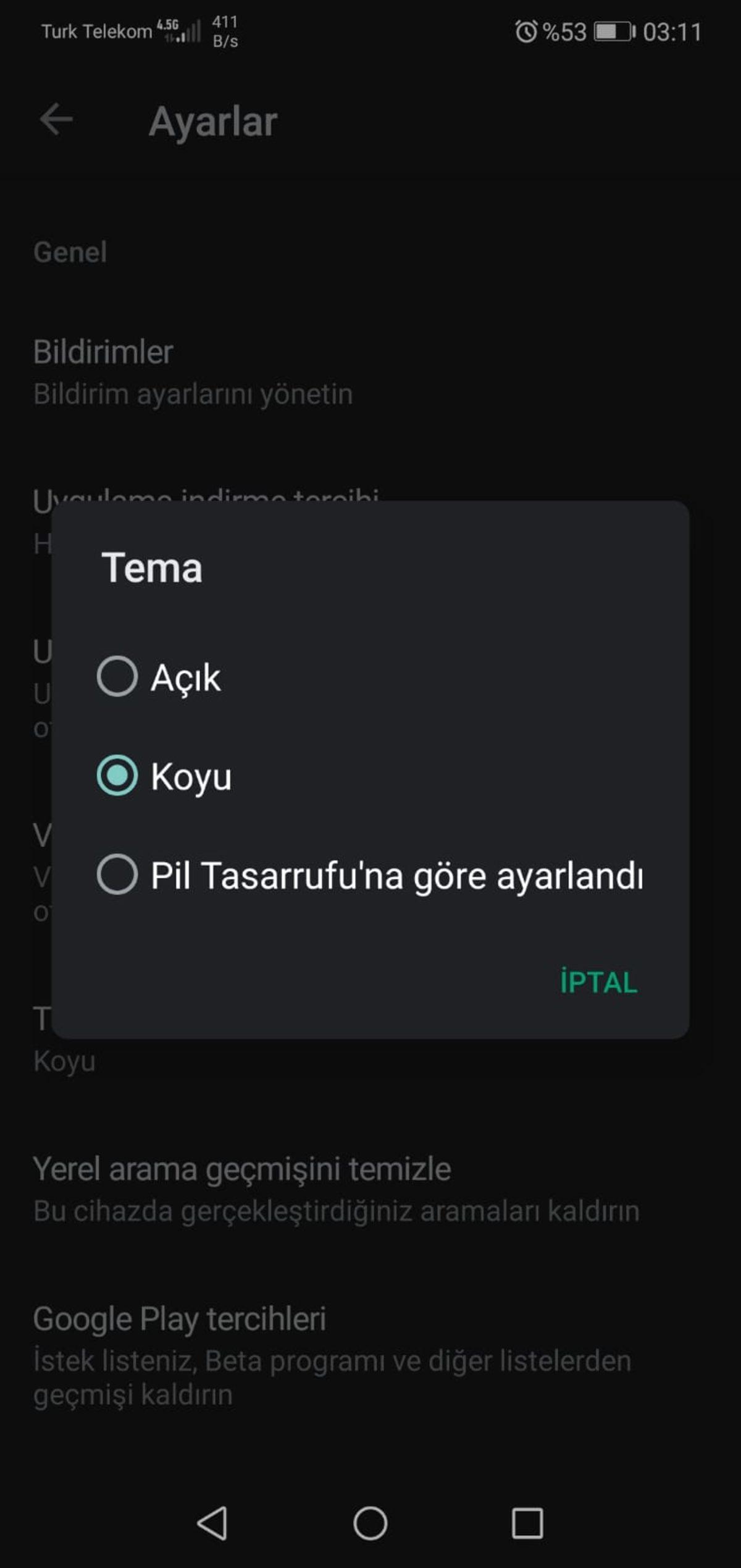 Google Play Store’daki Karanlık Tema Tüm Android Cihazlarda Kullanılabilir Oldu