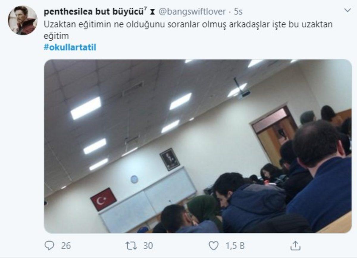 Okulların Tatil Edilmesinin Ardından Twitter’da Yapılan Paylaşımlar