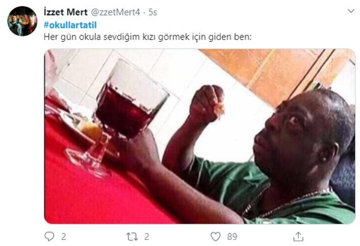 Okulların Tatil Edilmesinin Ardından Twitter’da Yapılan Paylaşımlar