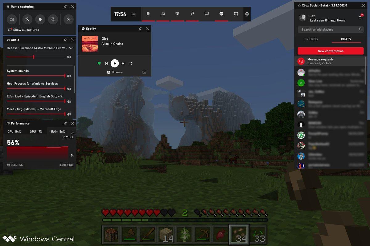 Yenilenen Windows 10 Oyun Çubuğu, Mayıs Güncelleştirmesi ile Kullanıcılara Sunuldu