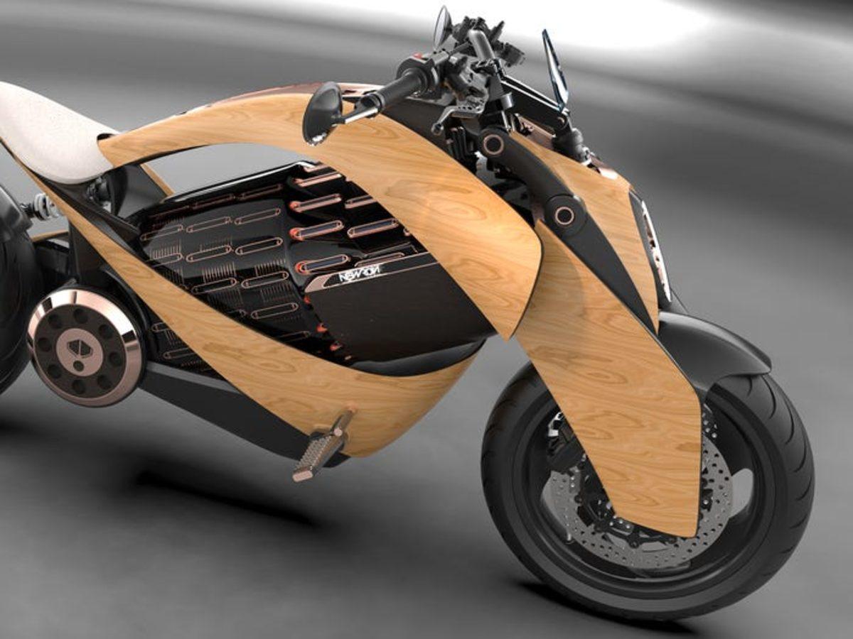 Ahşaptan Yapılmış 425.000 Liralık Elektrikli Motosiklet: Steampunk EV-1