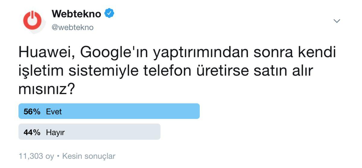 Tek Soruluk Dev Anket: Huawei’nin İşletim Sistemi, Android’e Rakip Olabilir mi?