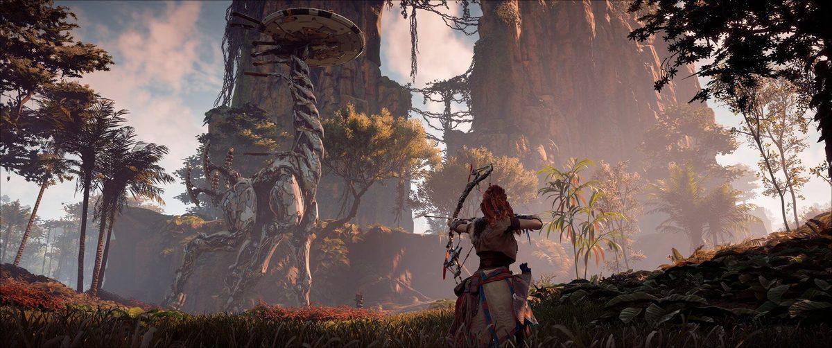 Horizon Zero Dawn PC Sürümünün Ultra Geniş Açıyı Destekleyeceğini Gösteren Ekran Görüntüsü