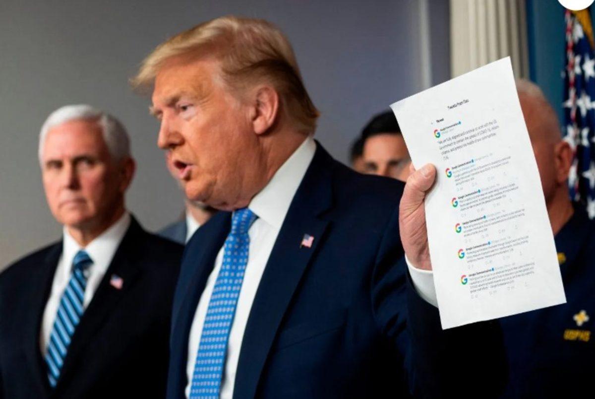 Trump, Google CEO’sunun Kendisinden Özür Dilediğini Belirtti