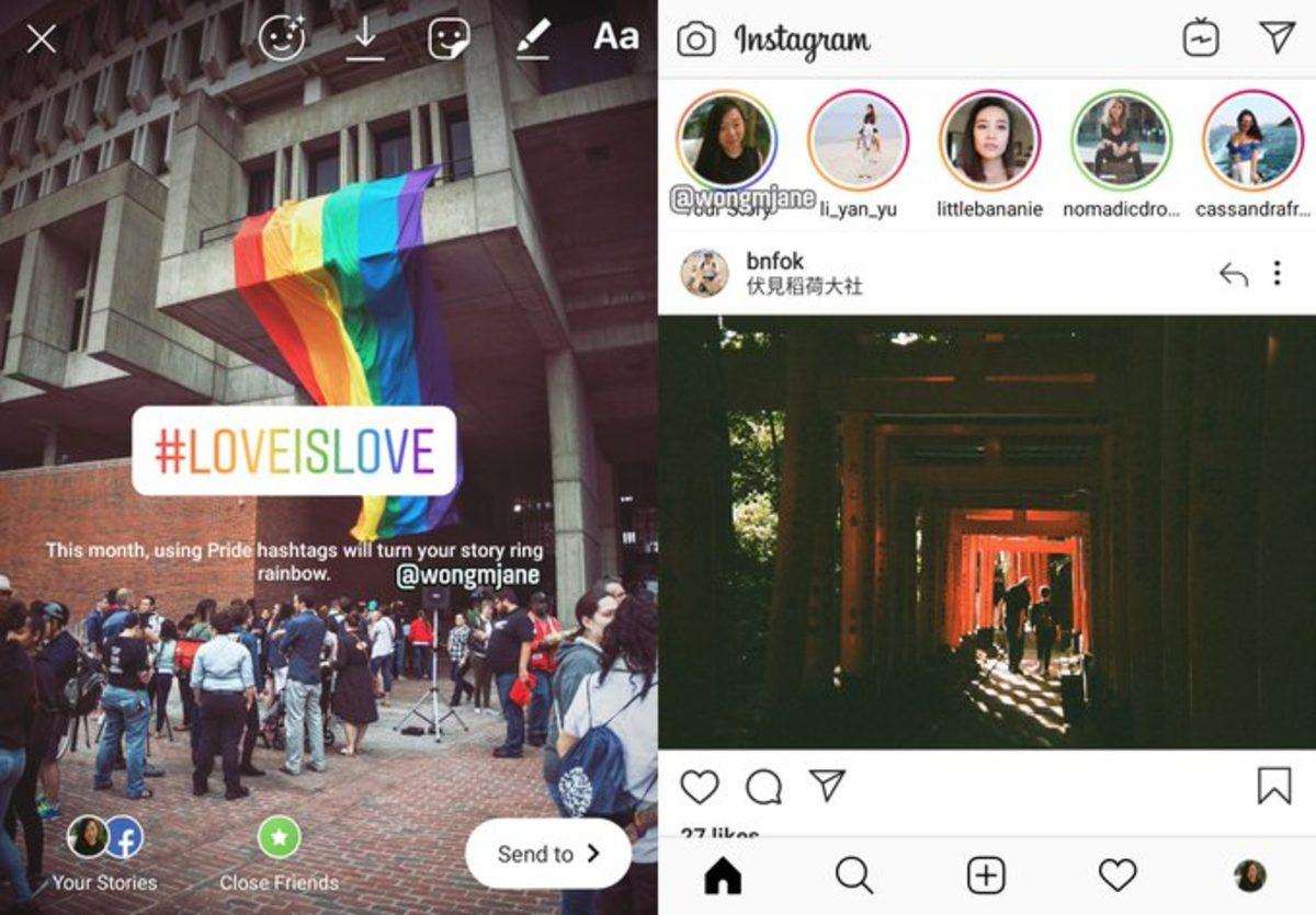 Instagram, Yakında Hikayeler Çemberini Gökkuşağına Boyayacak