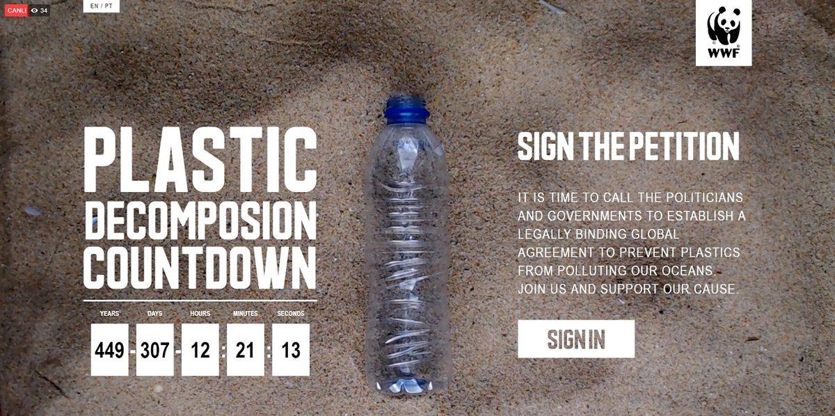 WWF, Plastik Kirliliğine Dikkat Çekmek İçin 450 Yıllık Bir Canlı Yayın Başlattı