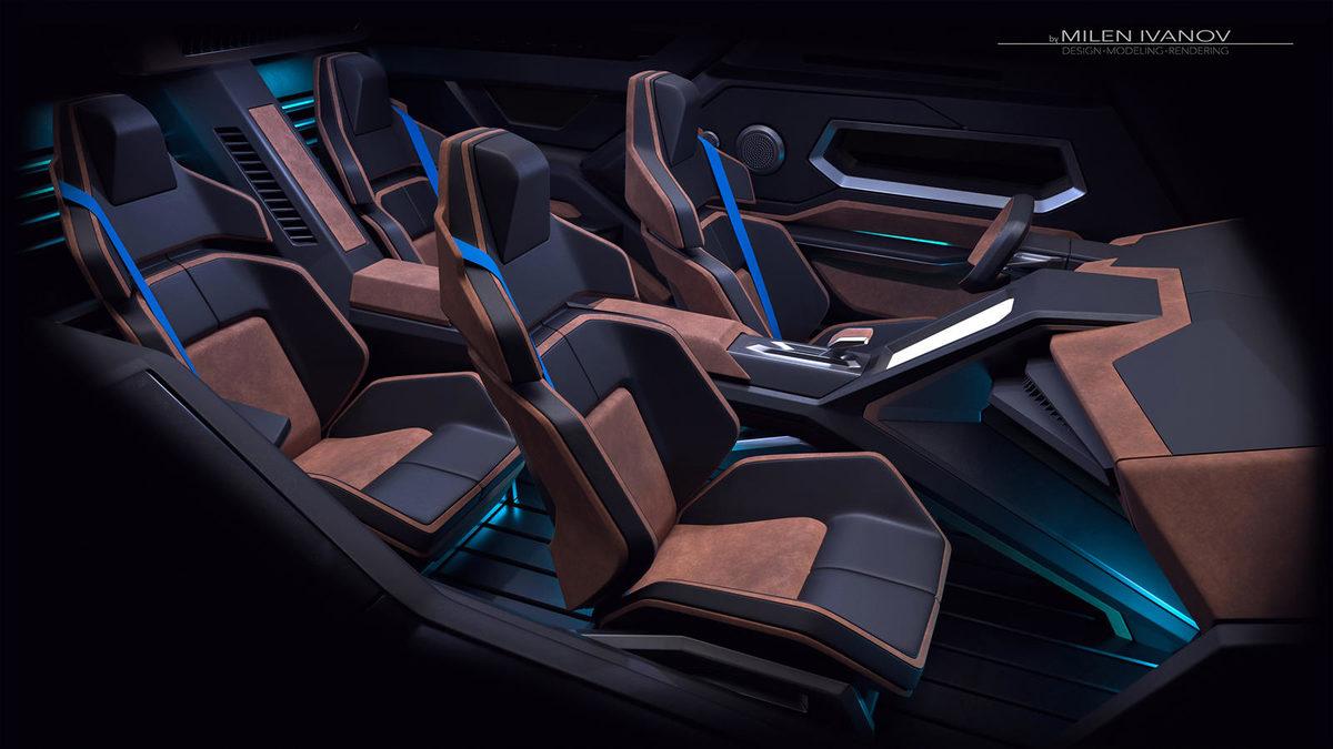 Bir Tasarımcı, ’Canavar’ Kavramına Yeni Anlam Katan Bir SUV Tasarımı Yaptı