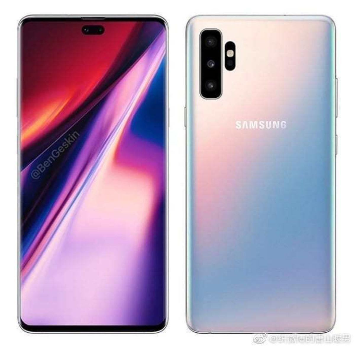 Samsung Galaxy Note10’un P30 Pro Benzeri Tasarımı Ortaya Çıktı