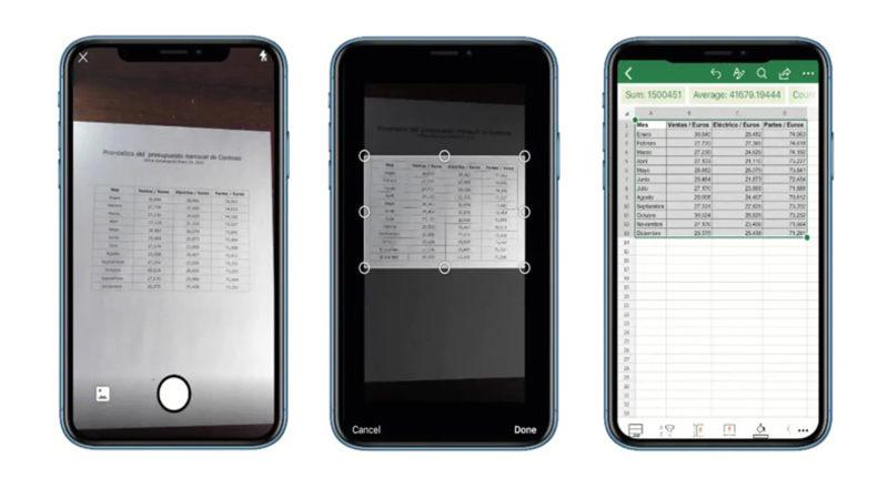 Microsoft, Excel’in iOS Sürümüne ’Resimden Veri Ekle’ Özelliği Getirdi