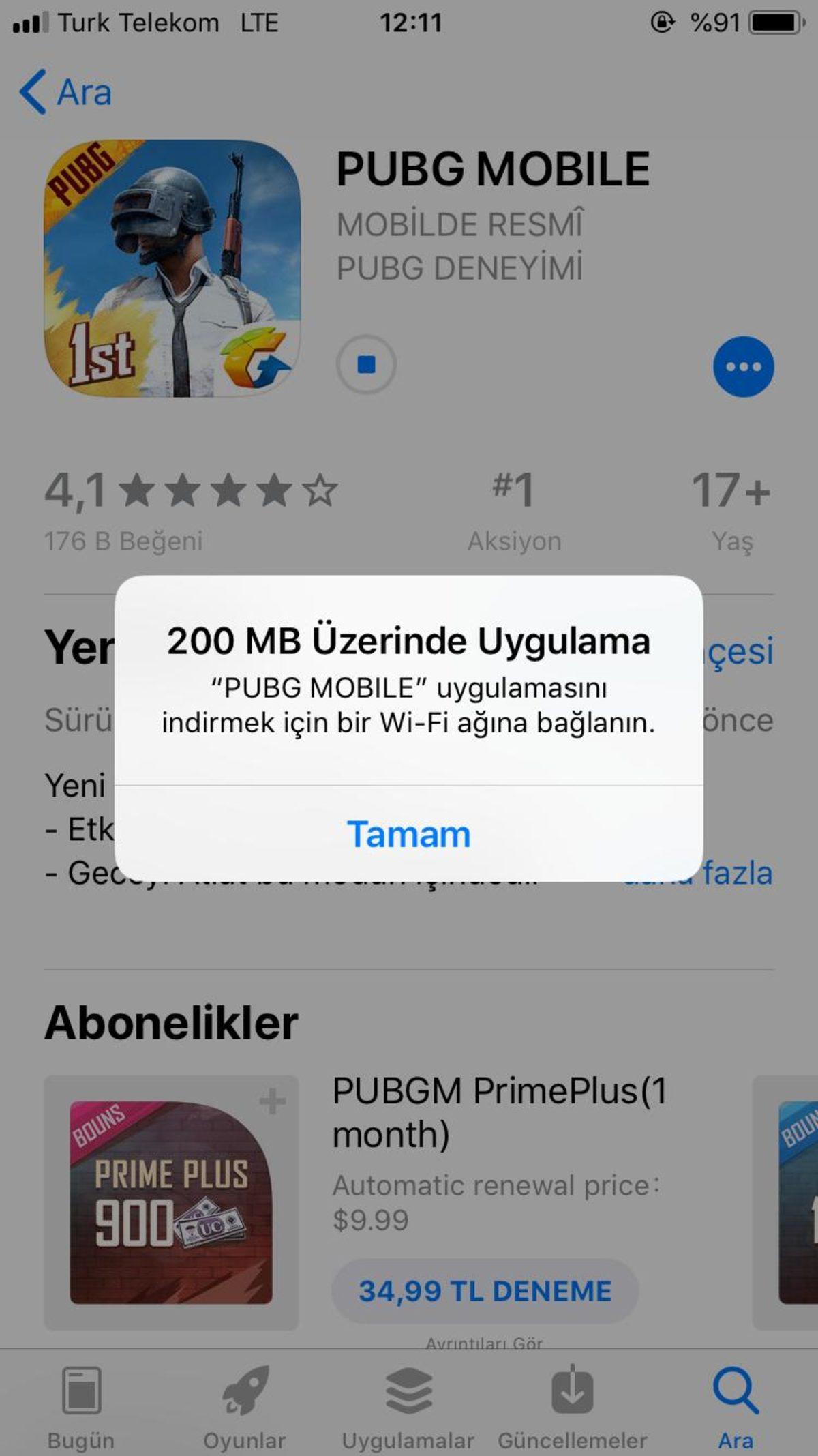 iPhone’larda Hücresel Veri İndirme Sınırı 150 MB’den 200 MB’ye Çıktı