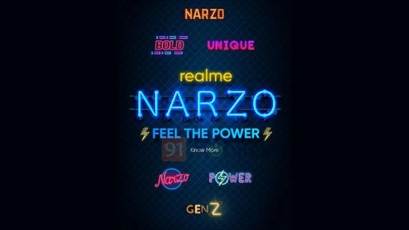 Realme, Yeni Telefon Serisi ’Narzo’ ile Poco ve Redmi’ye Rakip Olacak