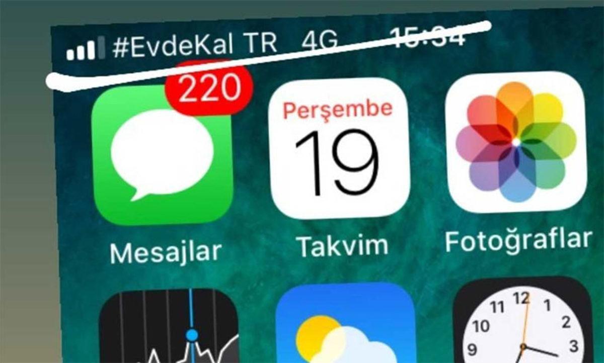 Vodafone, Şebeke Adını ‘#EvdeKal TR’ Olarak Değiştirdi