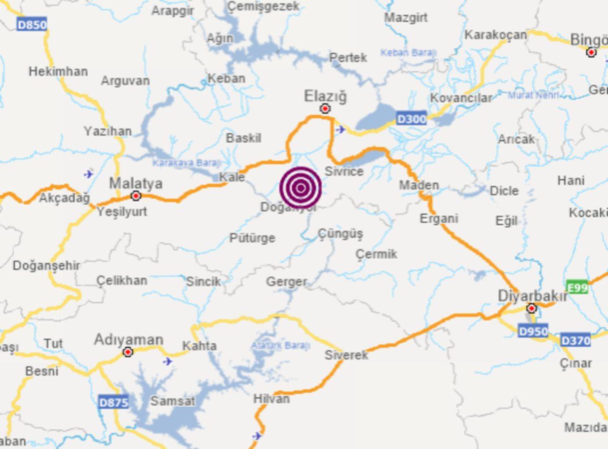 Son Dakika: Elazığ’da 5 Şiddetinde Deprem Oldu