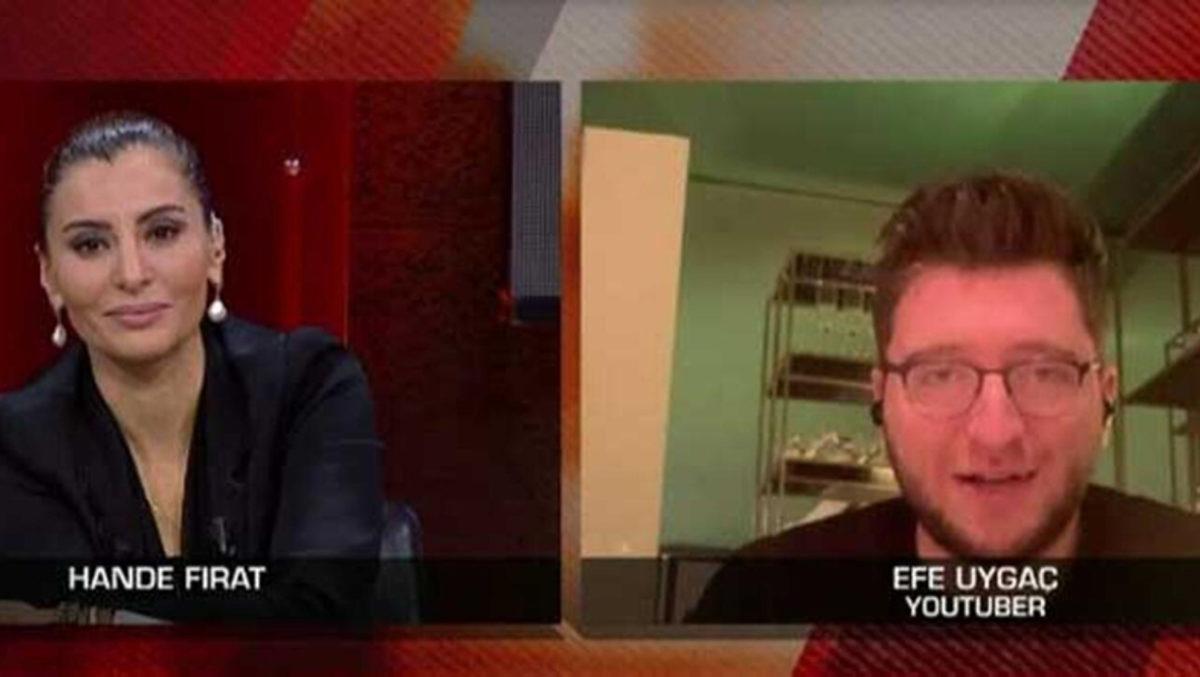 CNN Türk’e Bağlanan YouTuber Efe Uygaç’tan Gençlere Koronavirüs Uyarısı