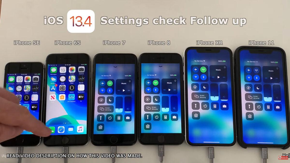 iOS 13.4’lü Tüm iPhone’ların Batarya Süreleri Test Edildi (Video)