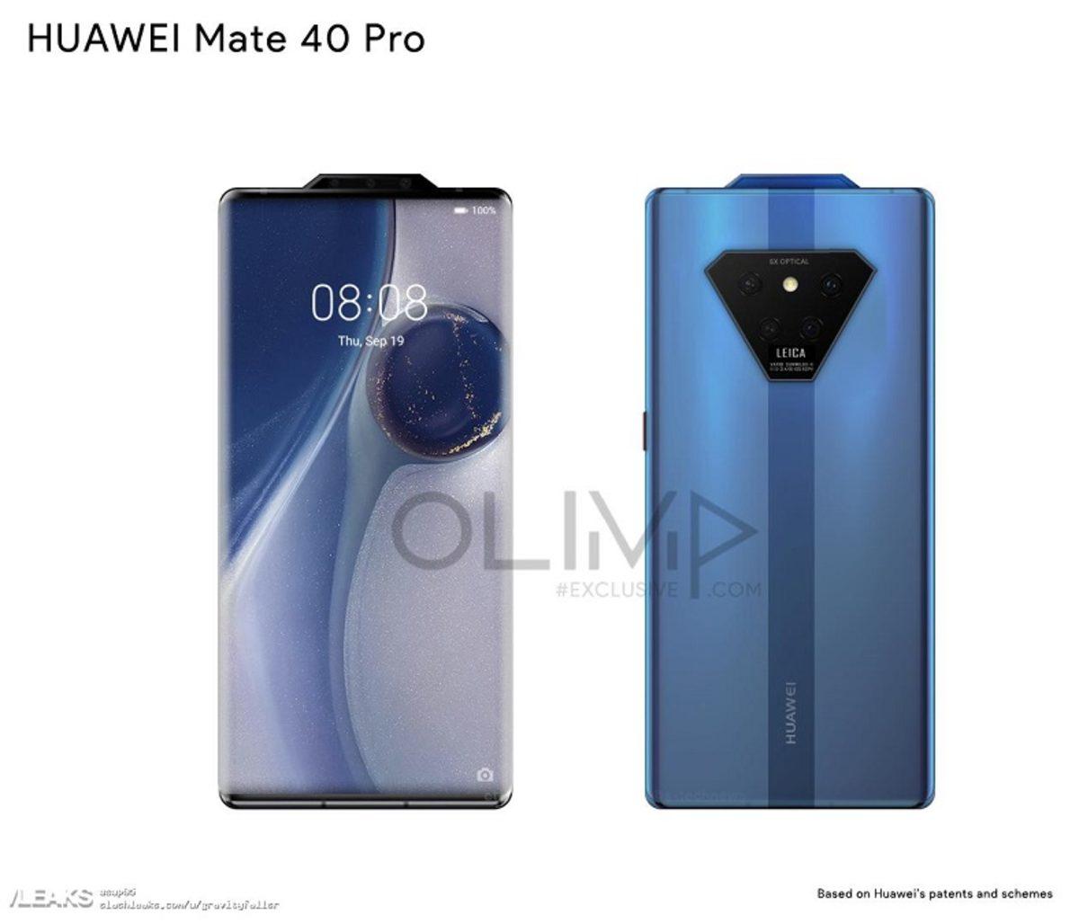 Sıra Dışı Kamera Tasarımlarına Sahip Huawei Mate 40 Pro Konsepti