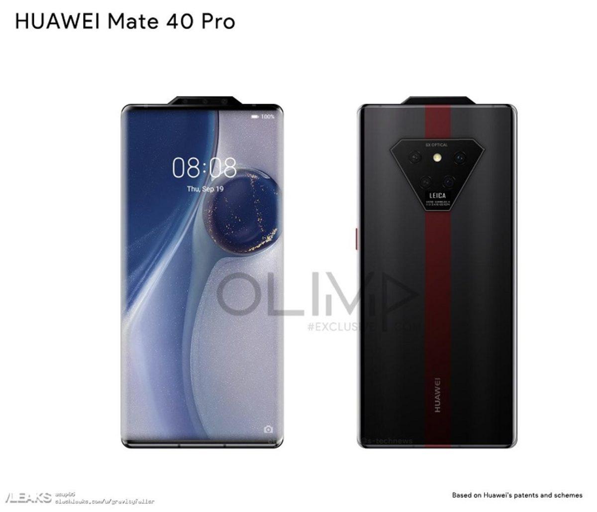 Sıra Dışı Kamera Tasarımlarına Sahip Huawei Mate 40 Pro Konsepti