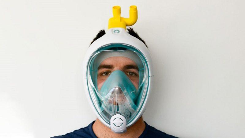 COVID-19 Hastaları İçin Şnorkeli Solunum Maskesine Çeviren Bir Araç Üretildi