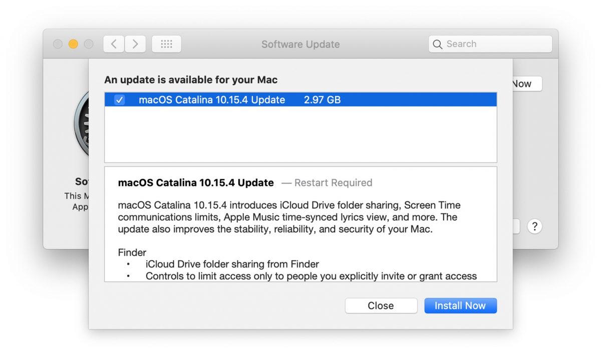 Apple, macOS Catalina 10.15.4 Güncellemesini Yayınladı: İşte Gelen Tüm Yenilikler