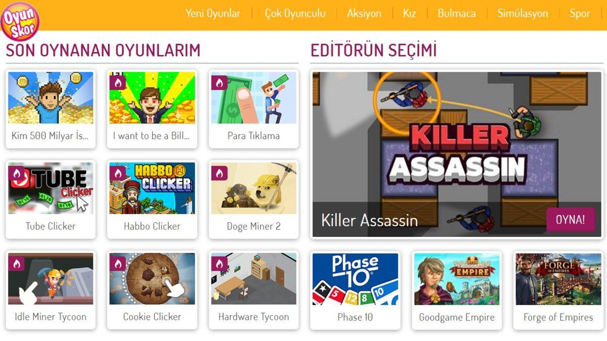 En İyi 20 Tarayıcı Tabanlı Oyun Sitesi